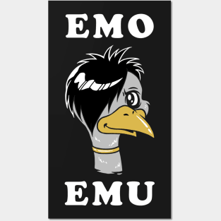 Emo Emu Posters and Art